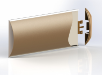 Wandschutz BRIDGE STAINLESS STEEL / PLAST - 3