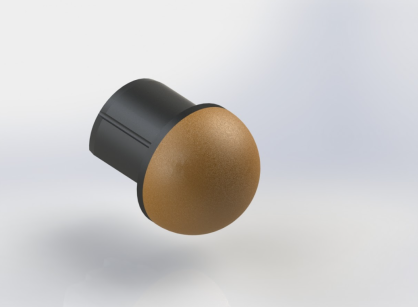 Kugelförmiger Handlaufabschluss