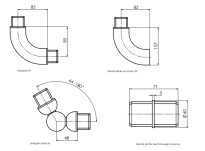 Wandhandlauf ALU-PVC - 36