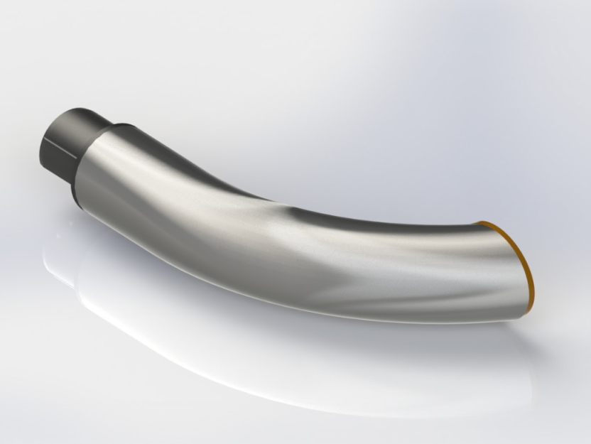 Edelstahl-Wandabschluss