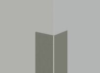 Wandschutzeckschutz aus Edelstahl für die Wand - 3