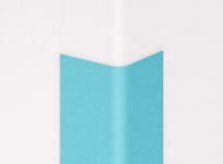 Verstellbarer PVC-Wandschutzeckschutz ACRAMIT mit Abrundung - 14