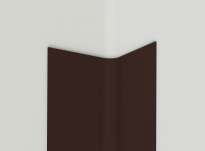 Verstellbarer PVC-Wandschutzeckschutz ACRAMIT mit Abrundung - 32